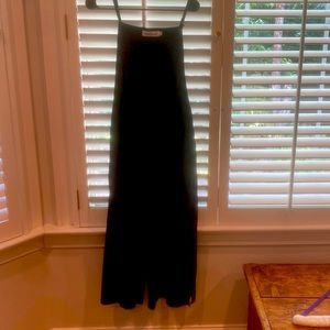 Black overalls with pockets